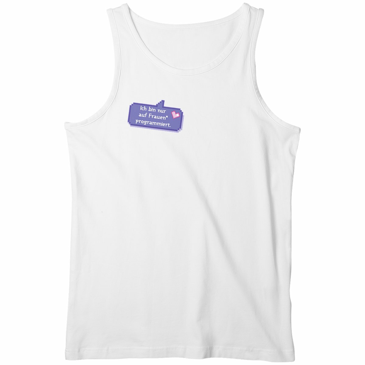 Ich bin nur auf Frauen* programmiert - "Mens*" tank top