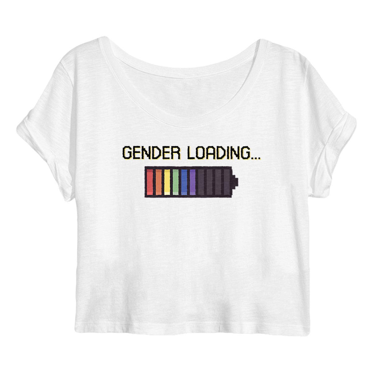 Gender loading - "Womens*" crop top 