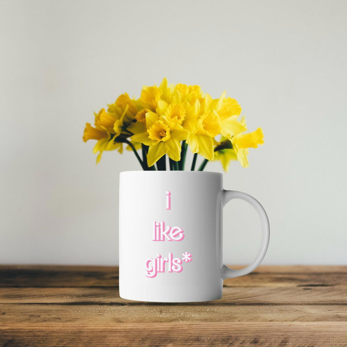  i like girls* - Keramik Tasse / Heferl