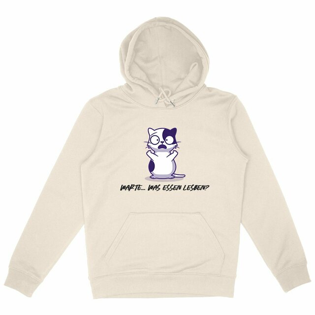  Warte... Was essen Lesben? - “Unisex*” Hoodie Metall Cord 