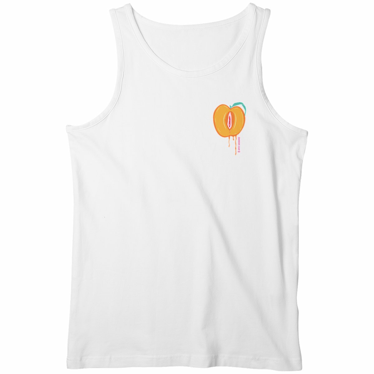 Vulva Pfirsich - "Mens*" tank top