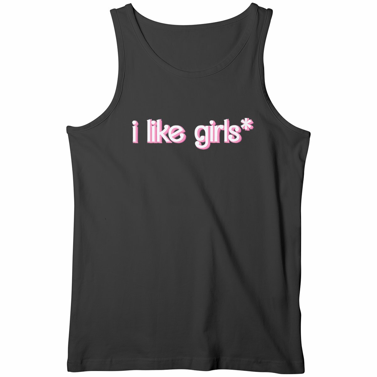  i like girls* - "Mens*" tank top  - Image