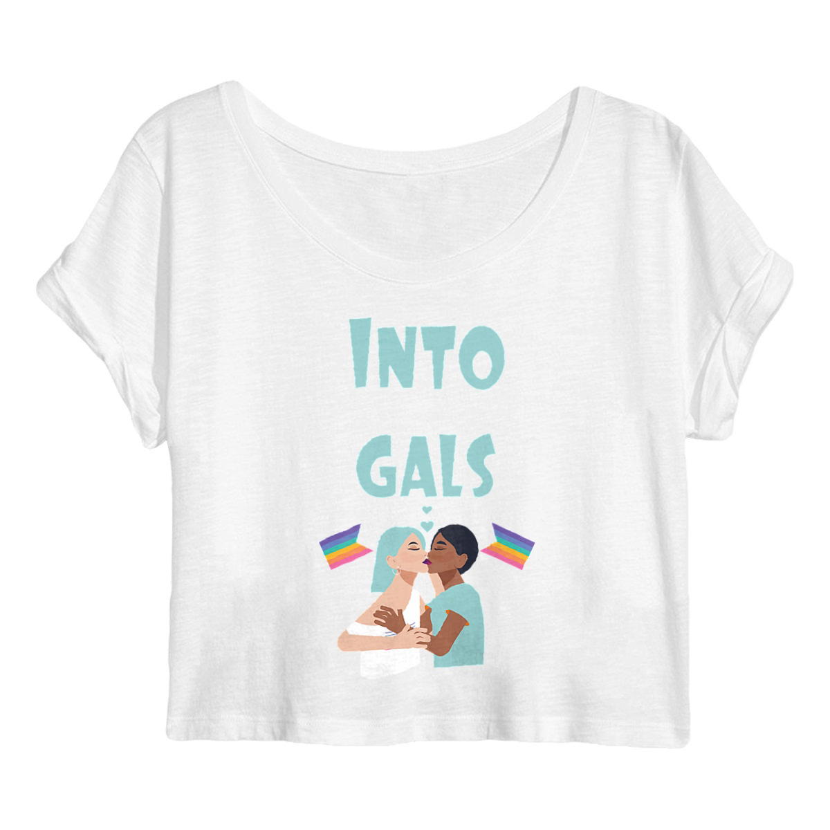  Into Gals - "Womens*" crop top