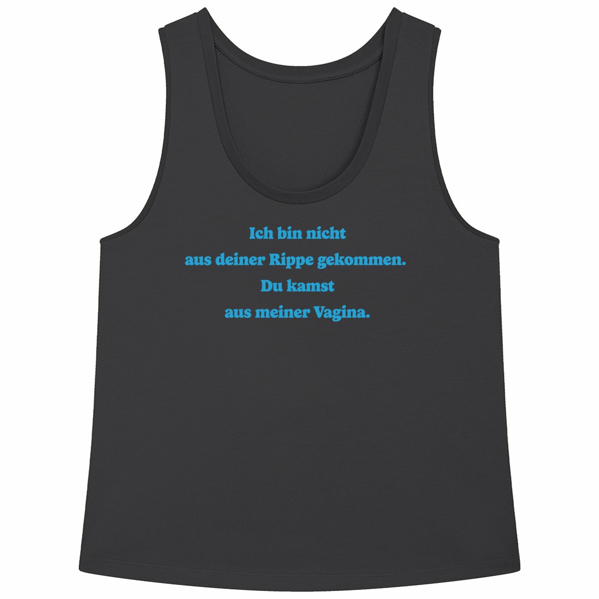 Ich bin nicht aus deiner Rippe gekommen. - Loose fitting "womens*" tank top - Image
