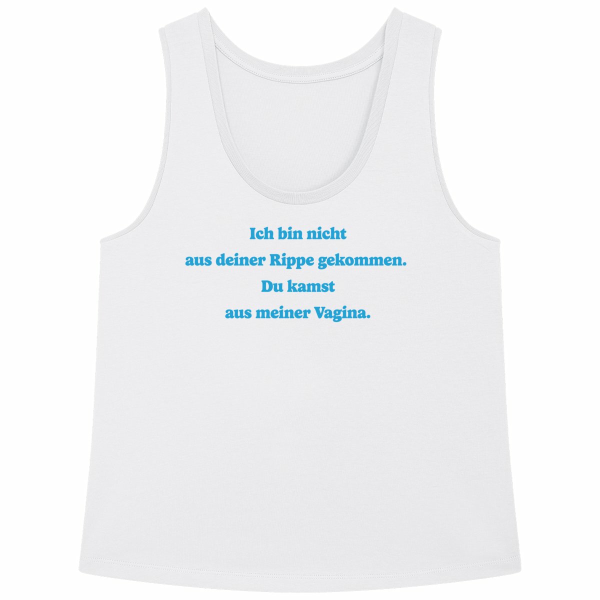 Ich bin nicht aus deiner Rippe gekommen. - Loose fitting "womens*" tank top