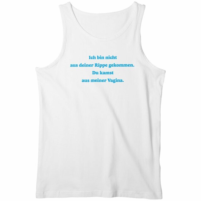 Ich bin nicht aus deiner Rippe bekommen. - "Mens*" cut tank top