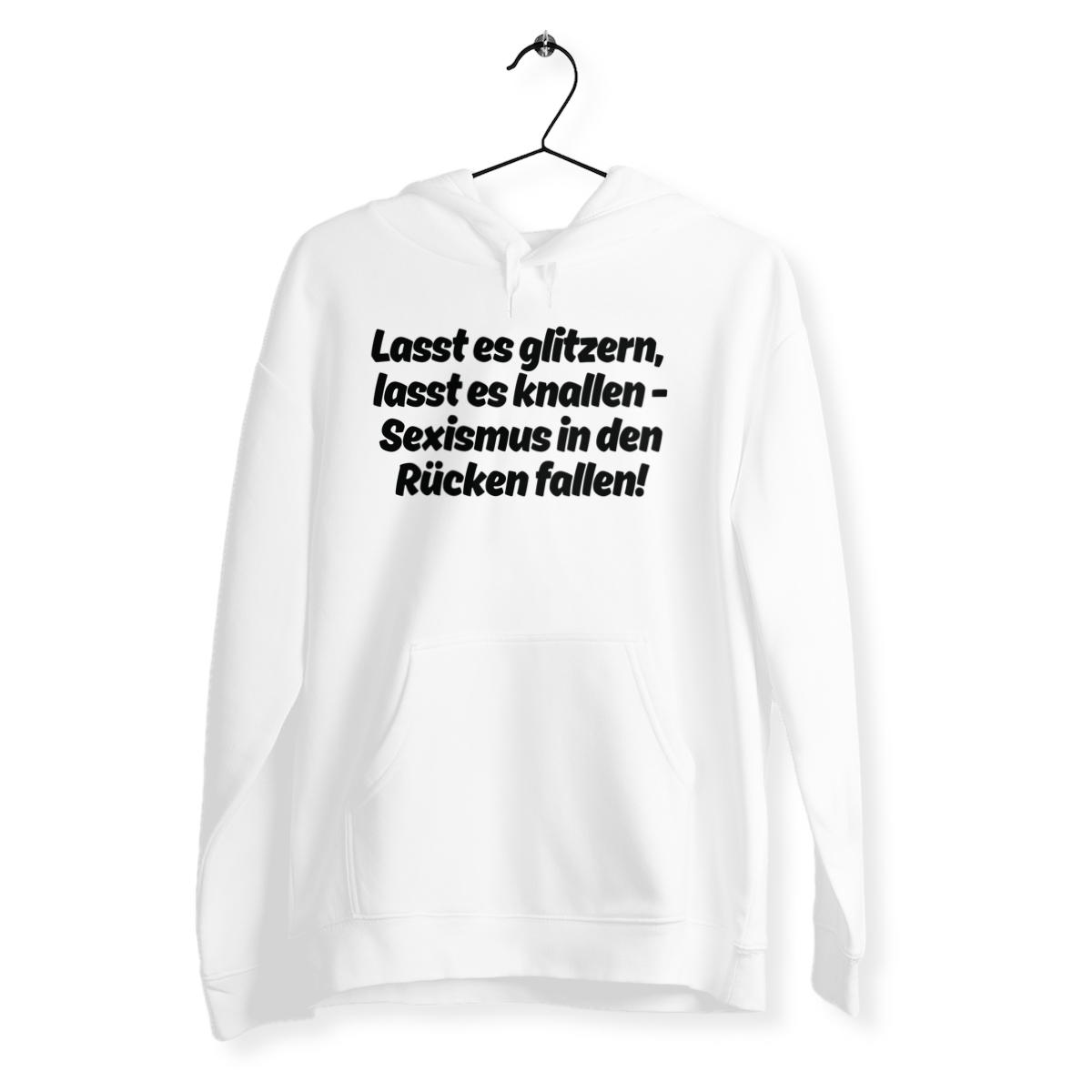  Lasst es glitzern, lasst es knallen - “Unisex*” Hoodie