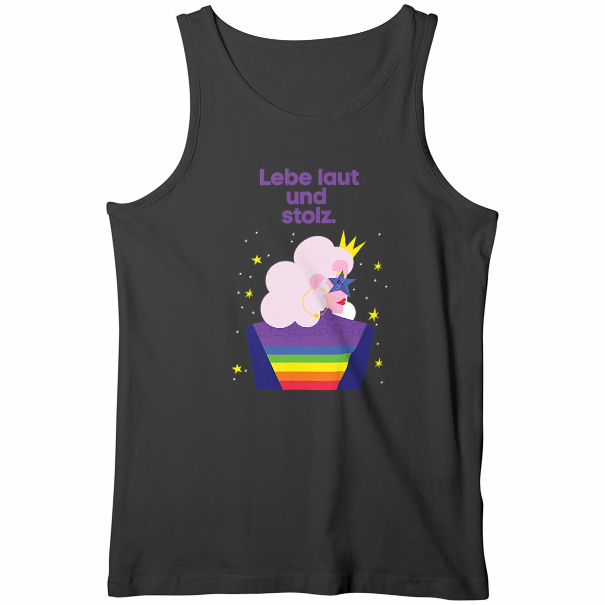  Lebe laut und stolz - "Mens*" tank top - Image