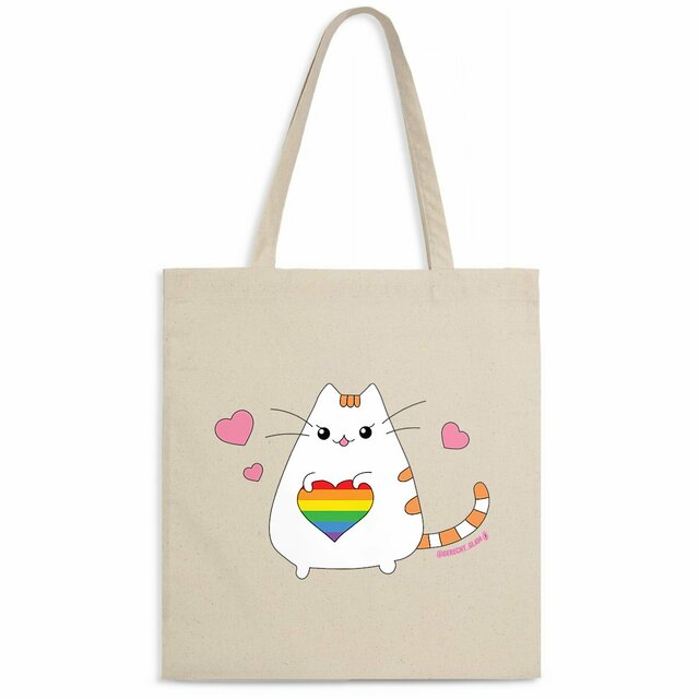 Pride Katze - Tote bag organic   - Image