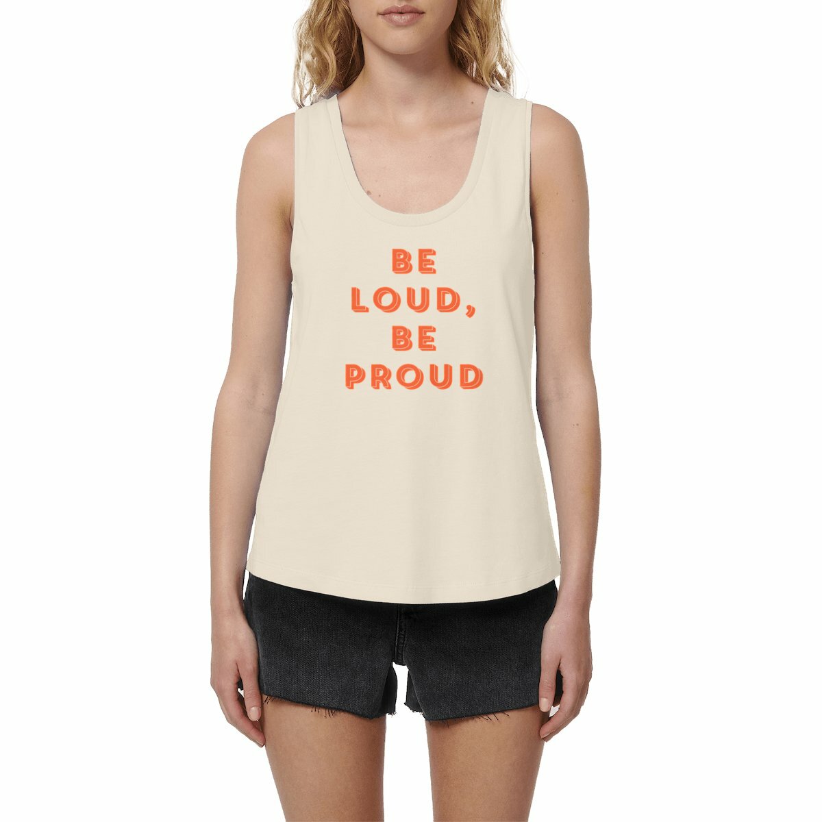 Be loud, be proud - Loose fitting "womens*" tank top 