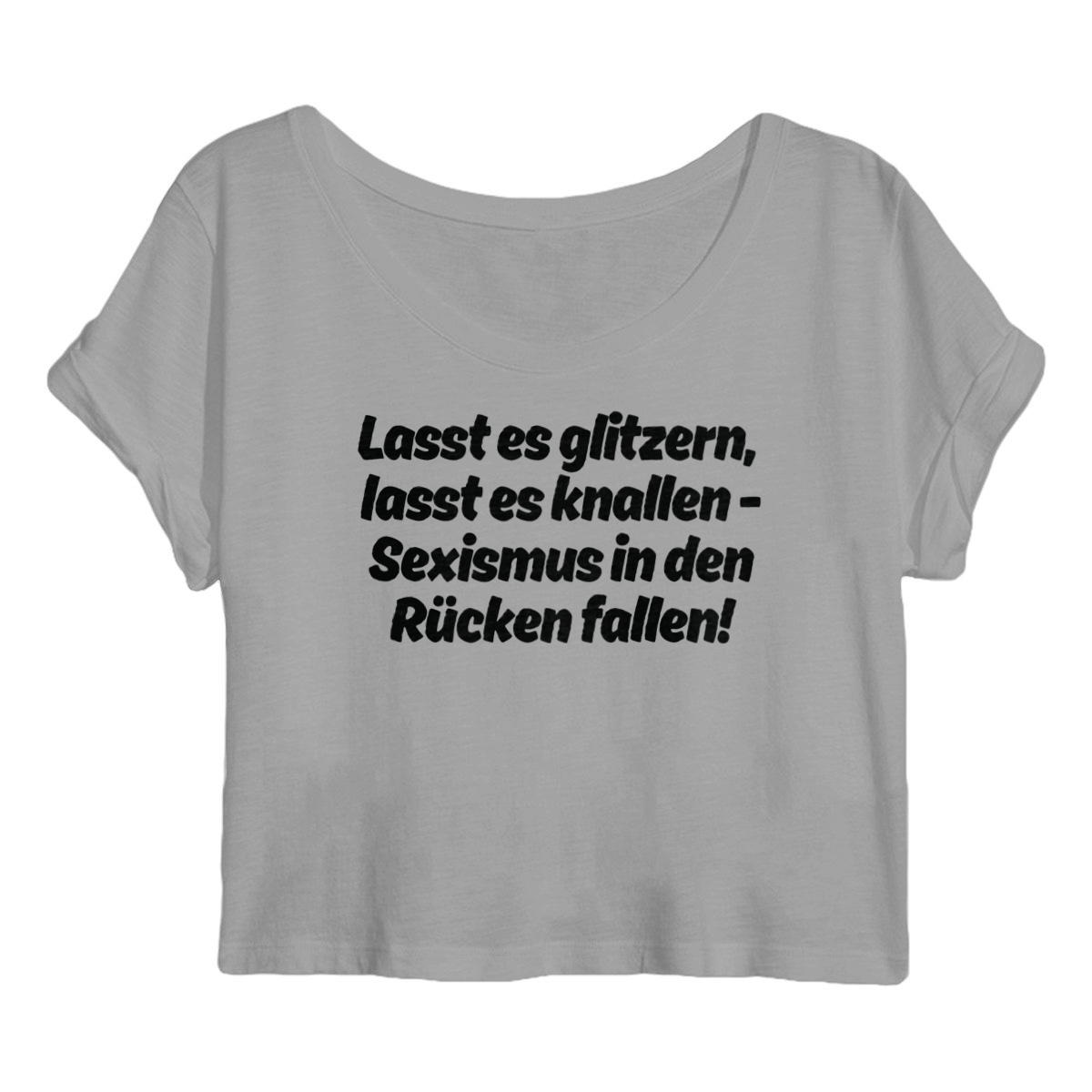 Lasst es glitzern, lasst es knallen. - "Womens*" crop top  - Image
