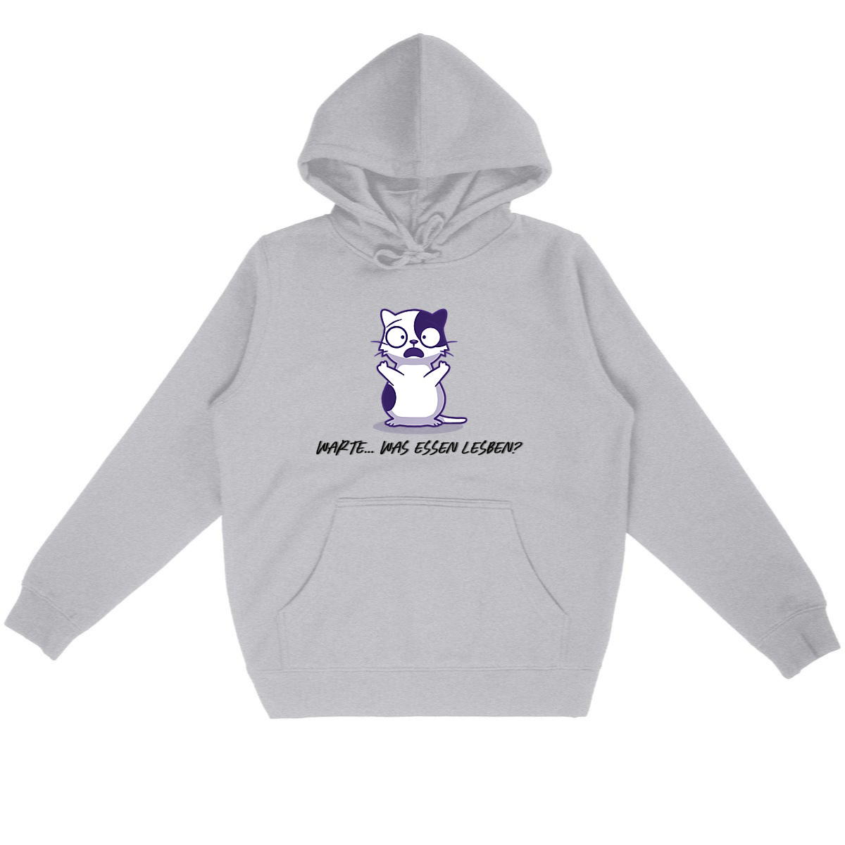  Warte... Was essen Lesben? - “Unisex*” Hoodie  - Image