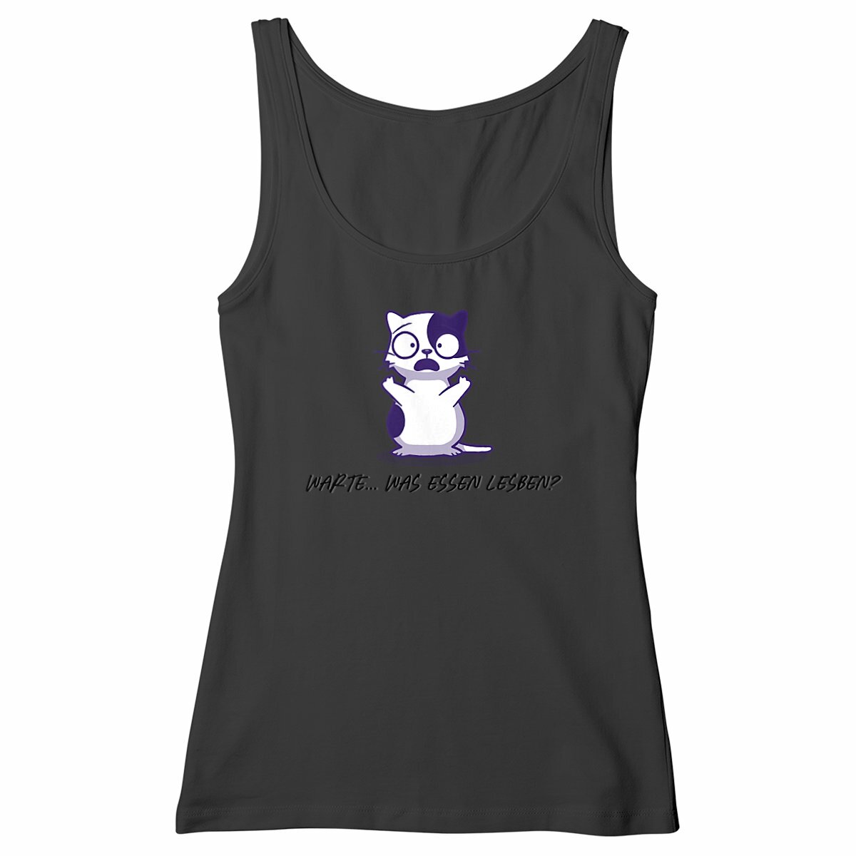  Warte... Was essen Lesben? - "Womens*" slim fit tank top - Image