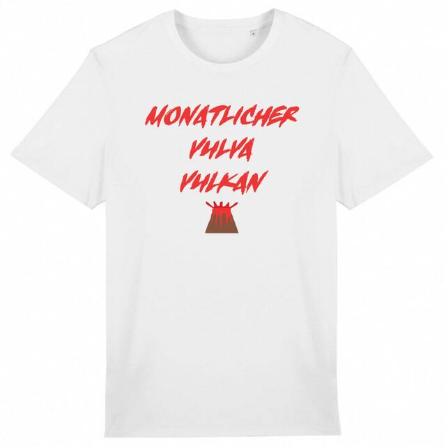 Monatlicher Vulva Vulkan - "Unisex*" T-Shirt 