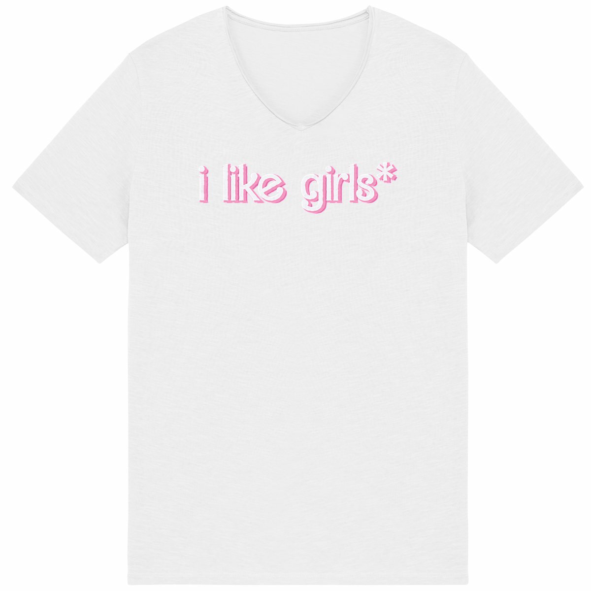  i like girls* - "Mens*" Slub T-Shirt 