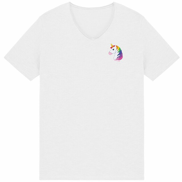 Einhorn Regenbogen - "Mens*" Slub T-Shirt