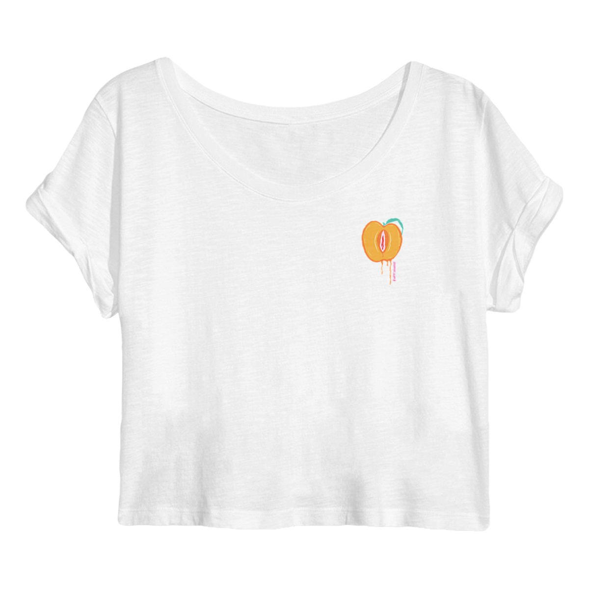 Vulva Pfirsich - "Womens*" crop top