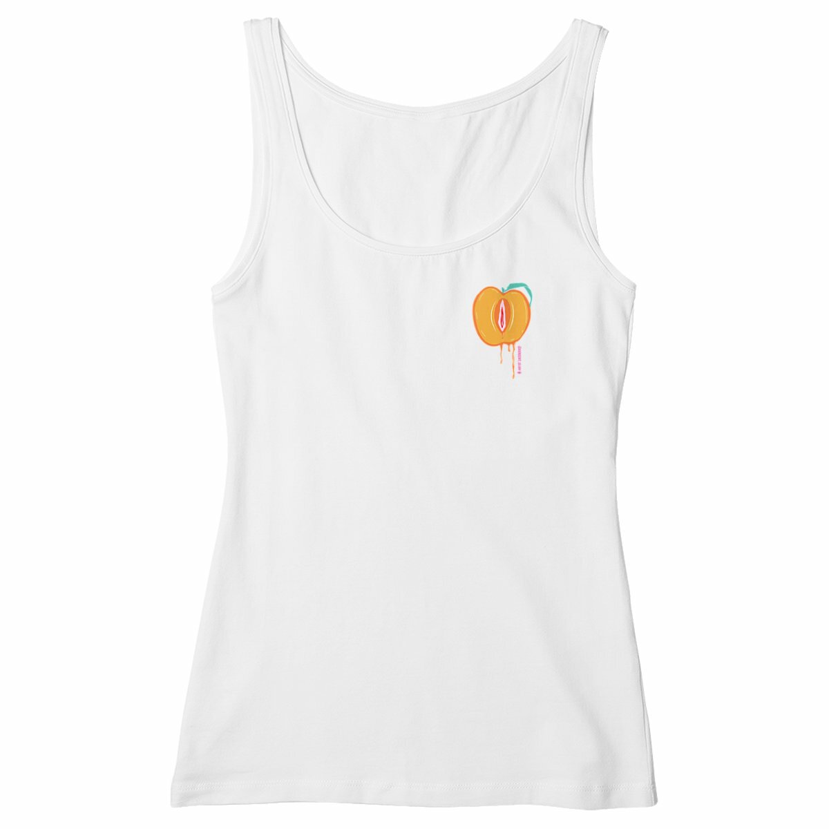 Vulva Pfirsich - "Womens*" slim fit tank top