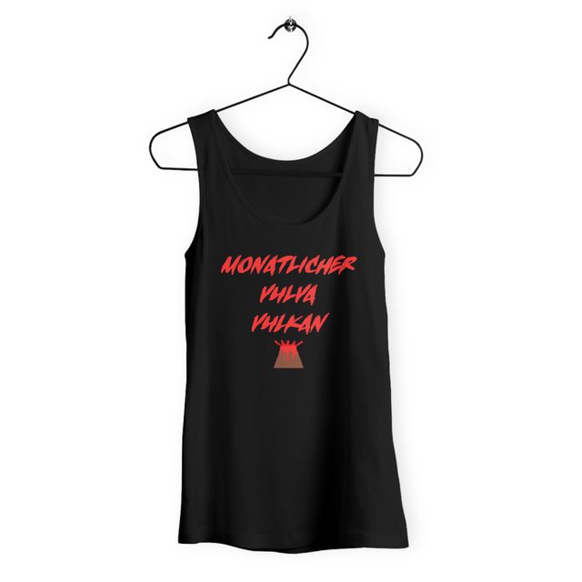 Monatlicher Vulva Vulkan -Loose fitting "womens*" tank top   - Image