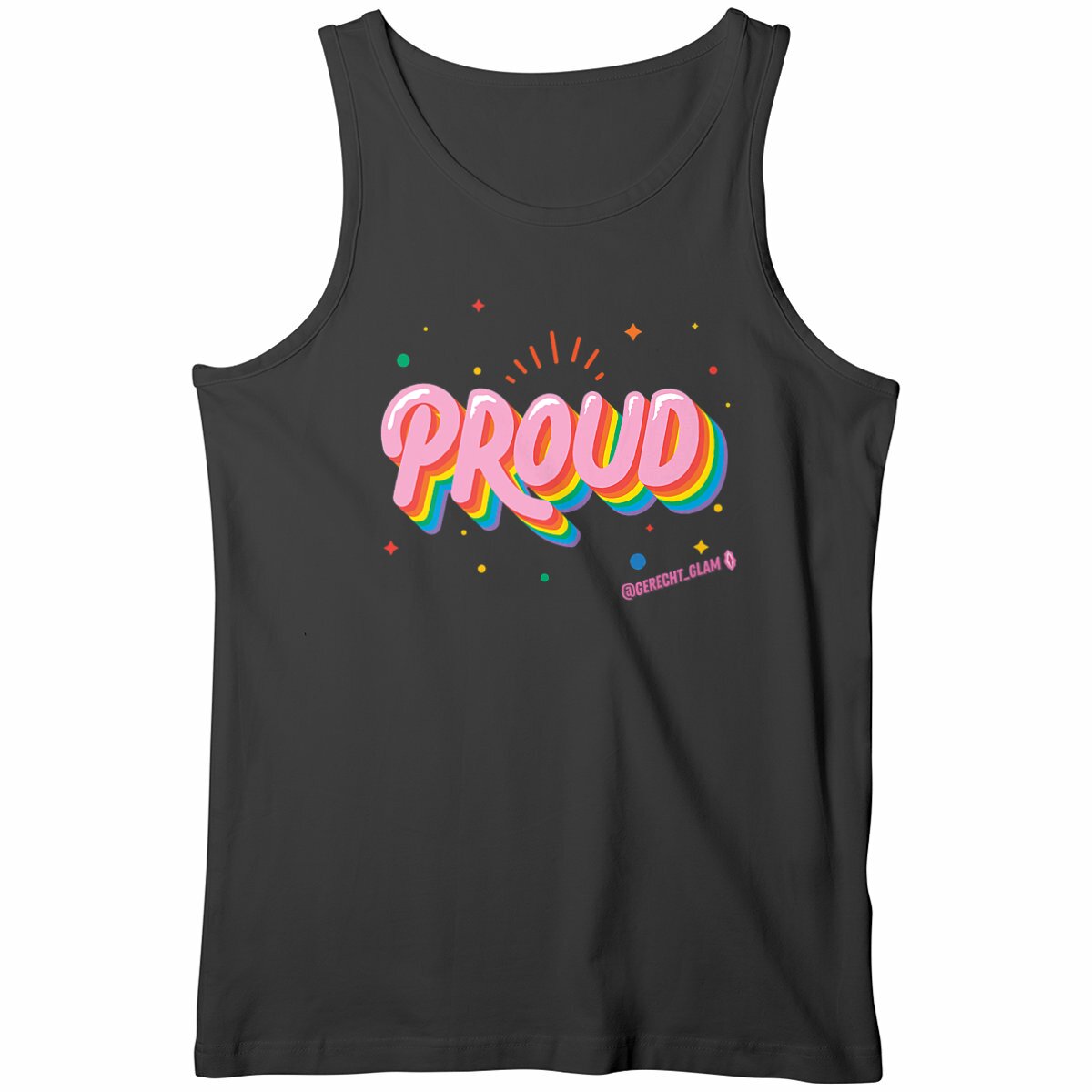Proud Pride groß - "Mens*" tank top - Image
