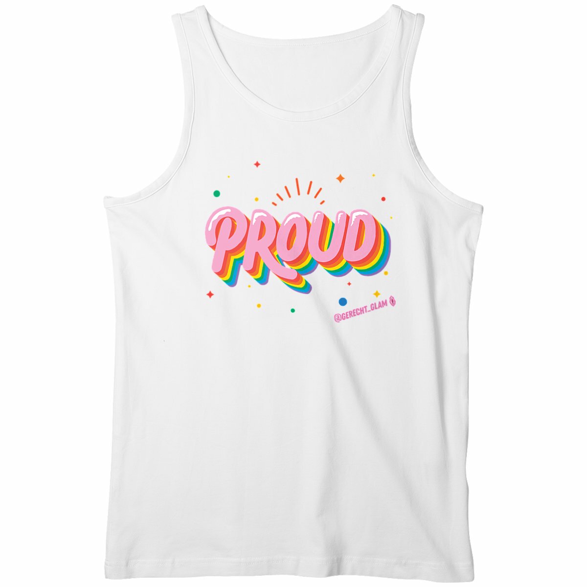 Proud Pride groß - "Mens*" tank top