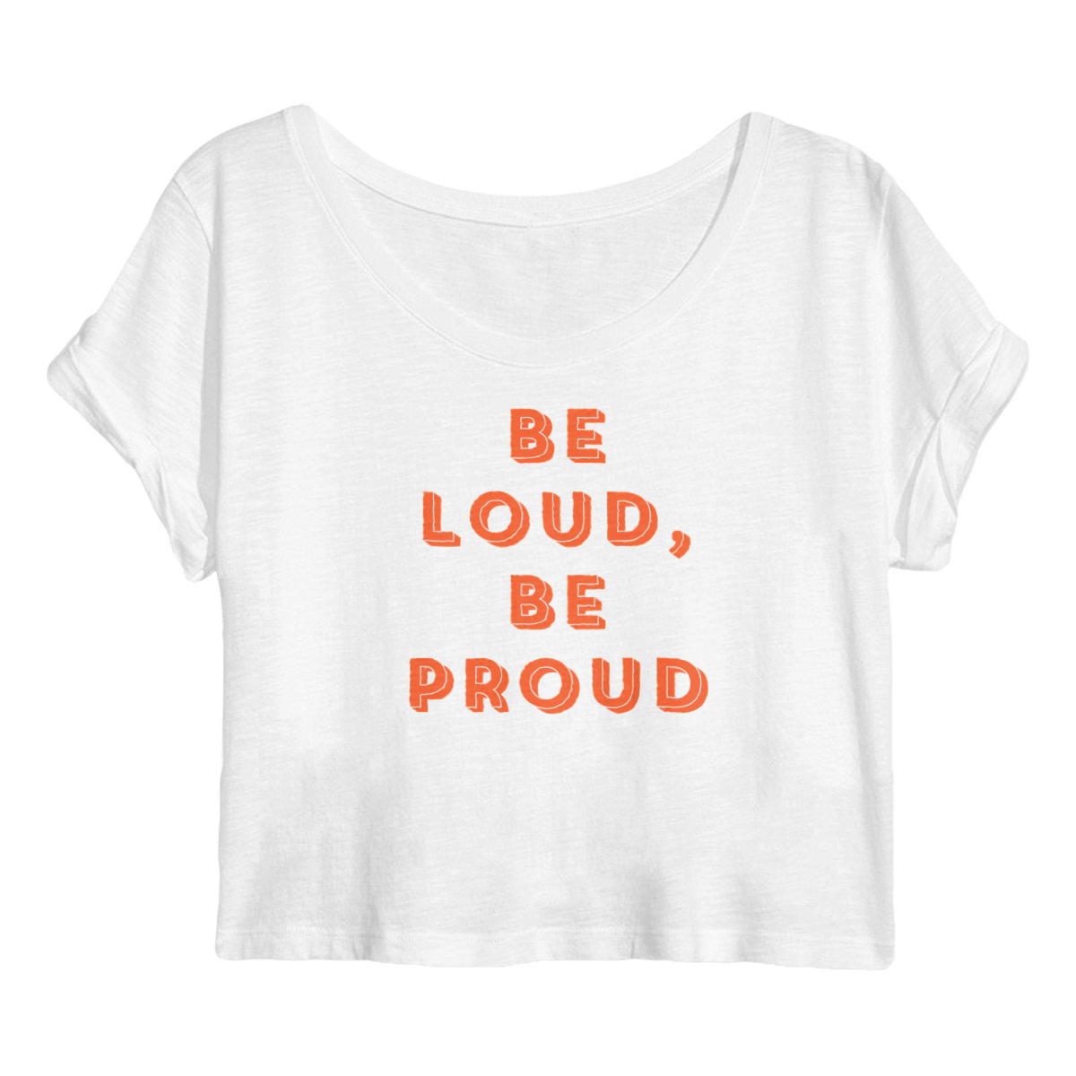 Be loud, be proud - "Womens*" crop top  - Image