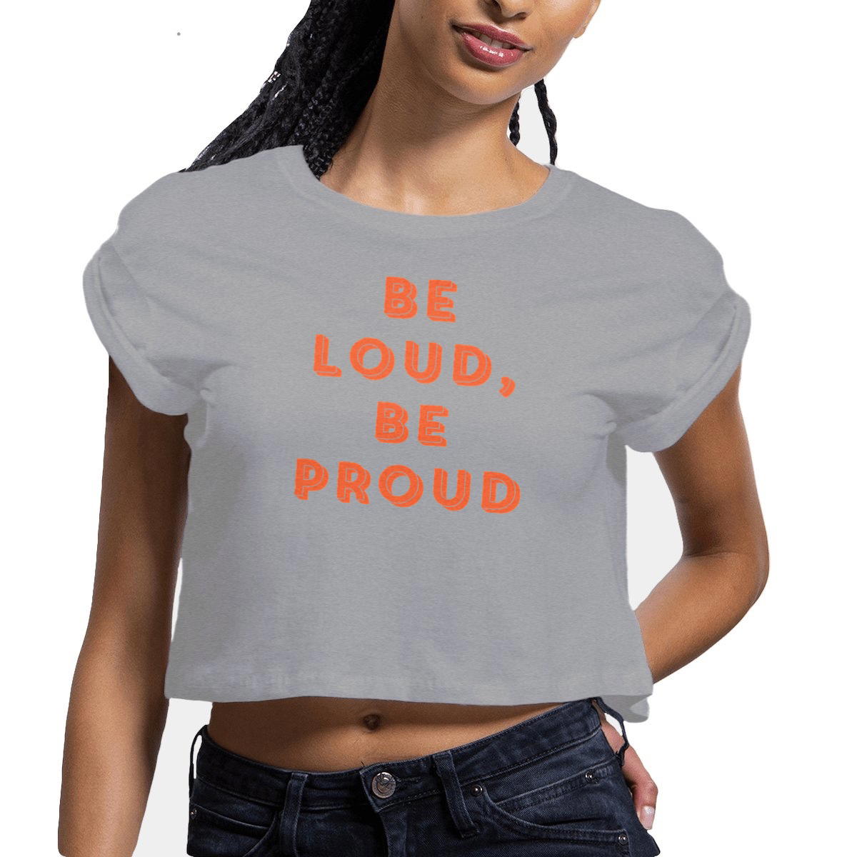 Be loud, be proud - "Womens*" crop top 