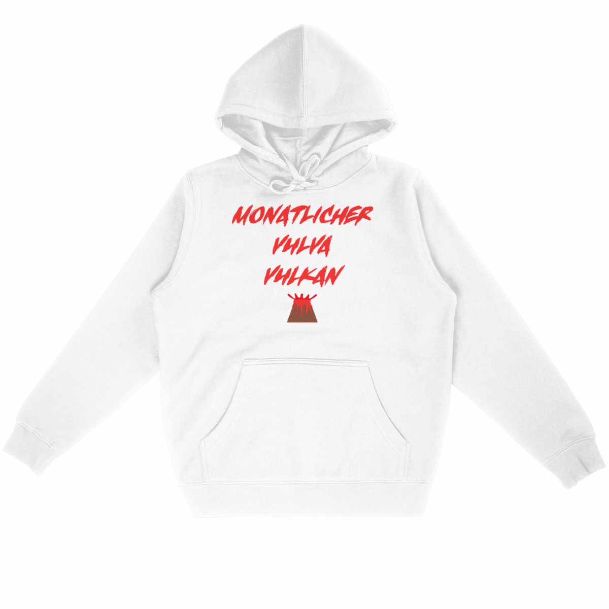 Monatlicher Vulva Vulkan - “Unisex*” Hoodie  