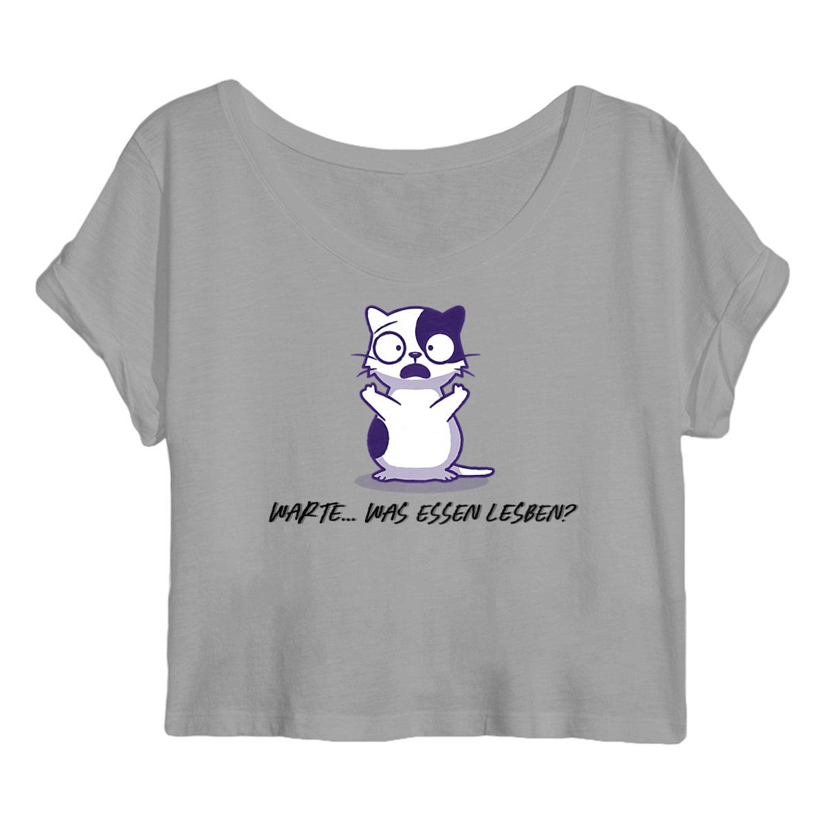 Warte... Was essen Lesben? - "Womens*" crop top - Image