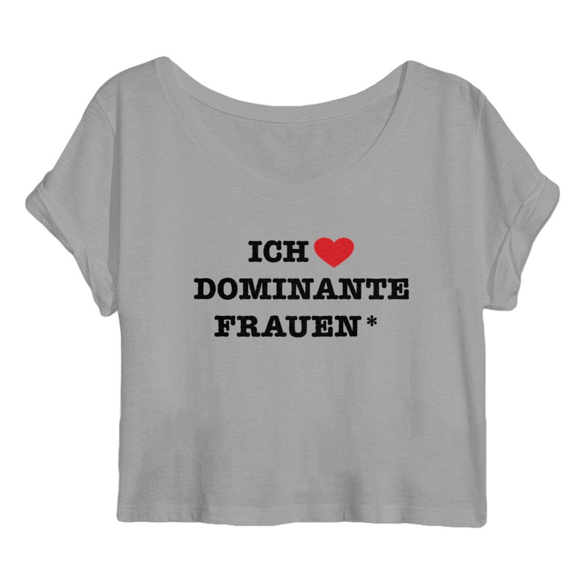 Ich liebe dominante Frauen* - "Womens*" crop top  - Image