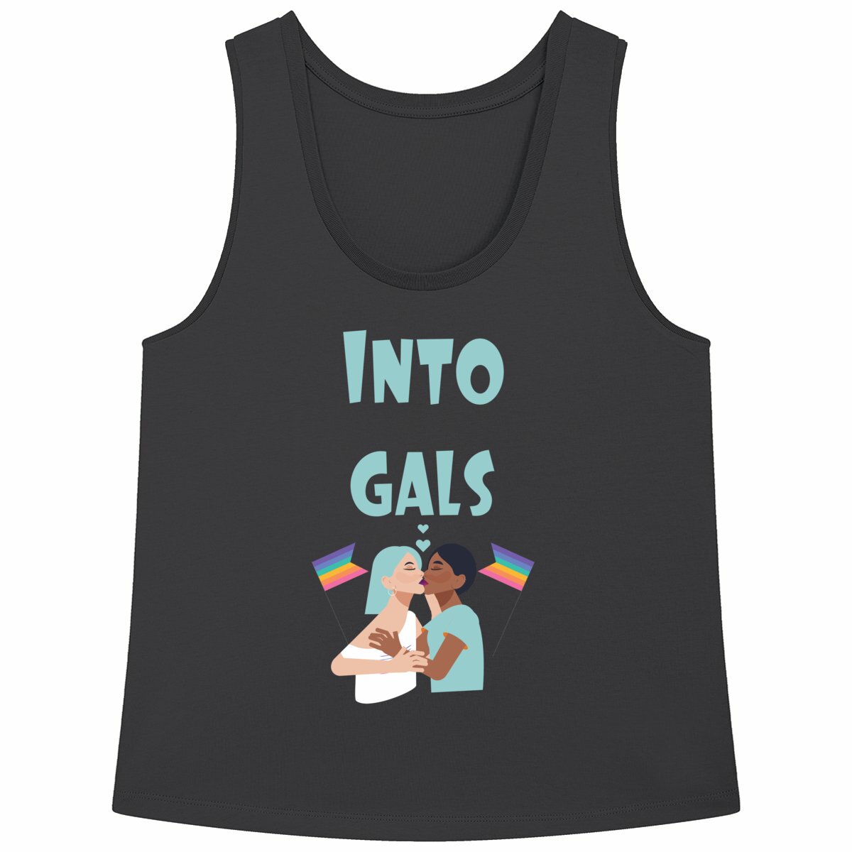  Into Gals - Loose fitting "womens*" tank top  - Image