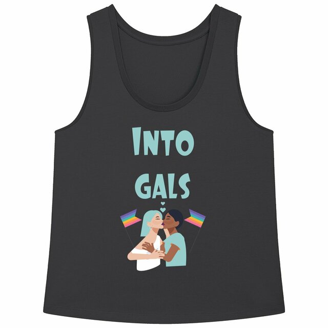  Into Gals - Loose fitting "womens*" tank top  - Image