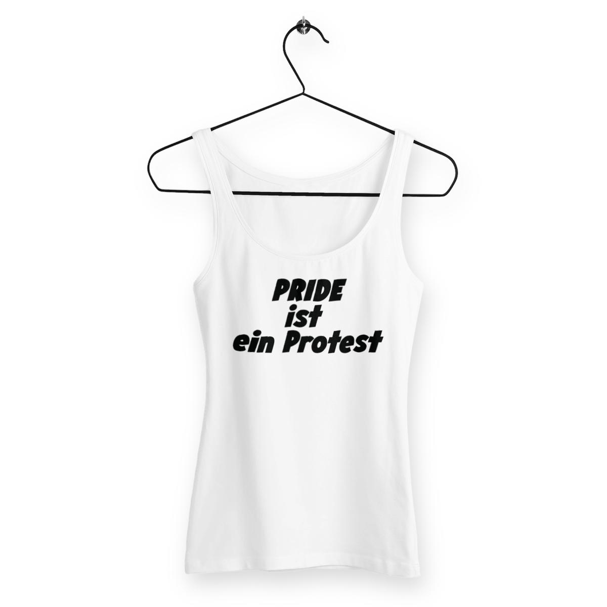 Pride ist ein Protest - "Womens*" slim fit tank top