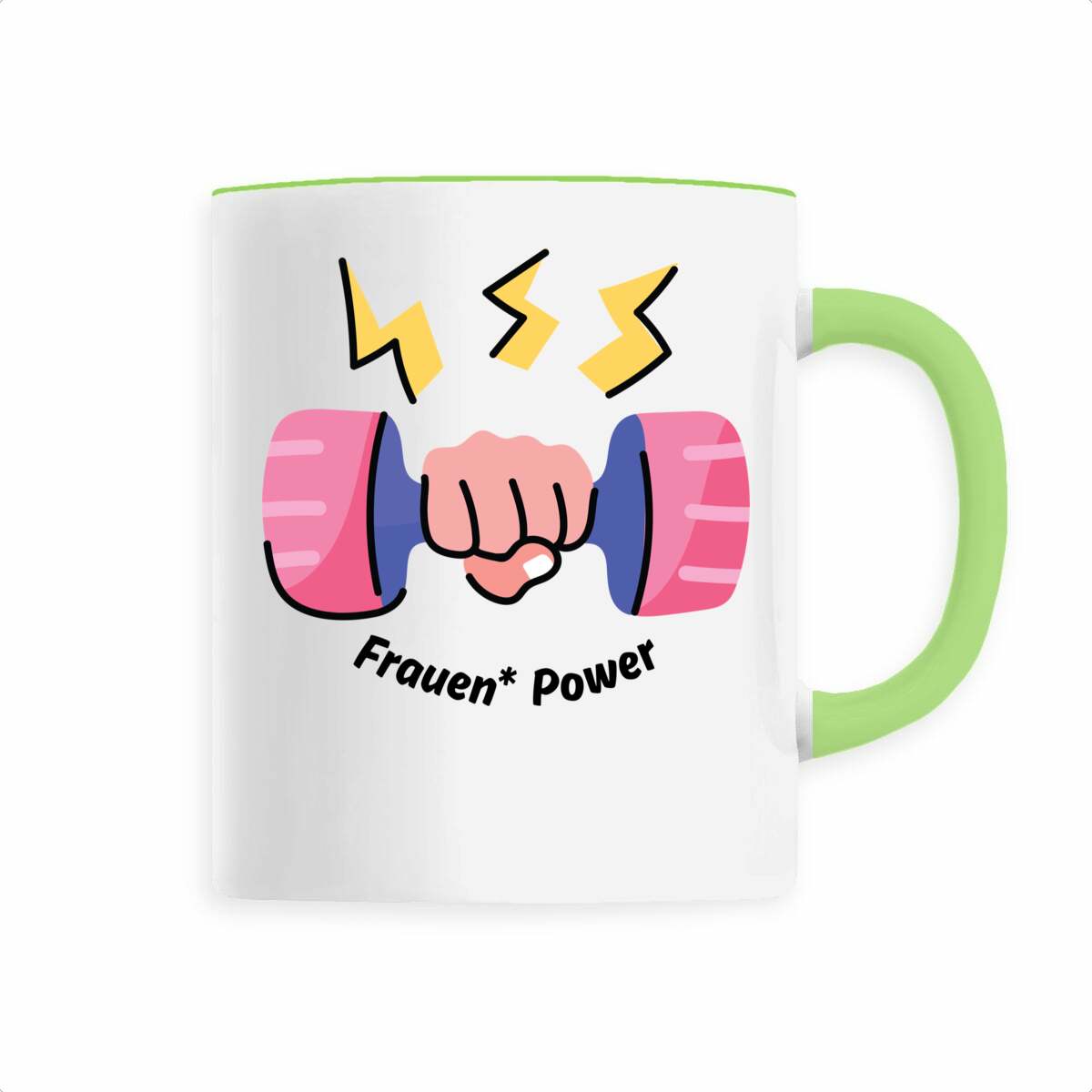 Frauen* Power - Keramik Tasse / Heferl   - Image
