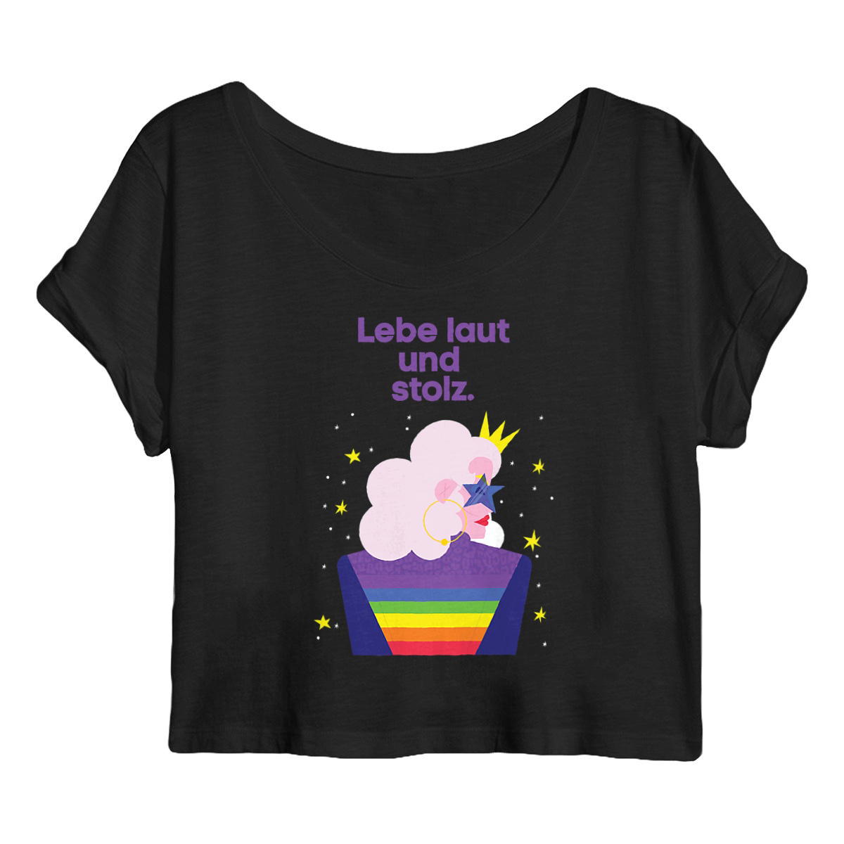 Lebe laut und stolz - "Womens*" crop top  - Image