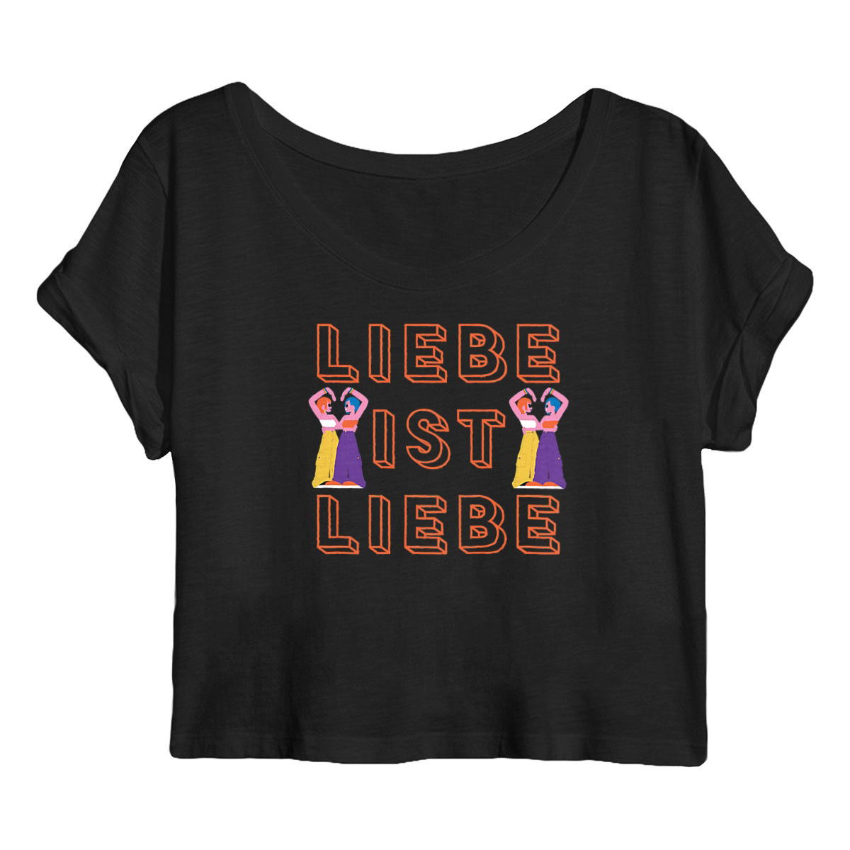Liebe ist Liebe - "Womens*" crop top  - Image