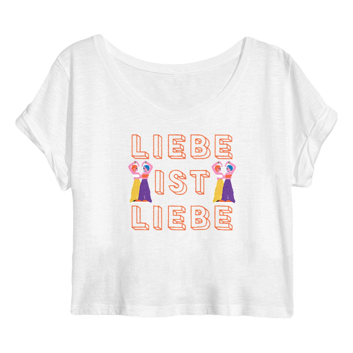 Liebe ist Liebe - "Womens*" crop top 