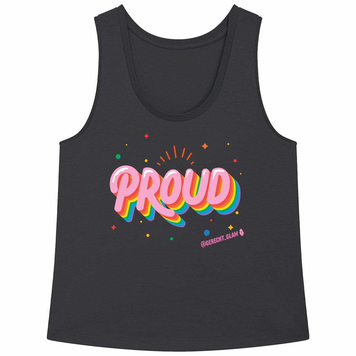 Proud Pride groß - Loose fitting "womens*" tank top - Image