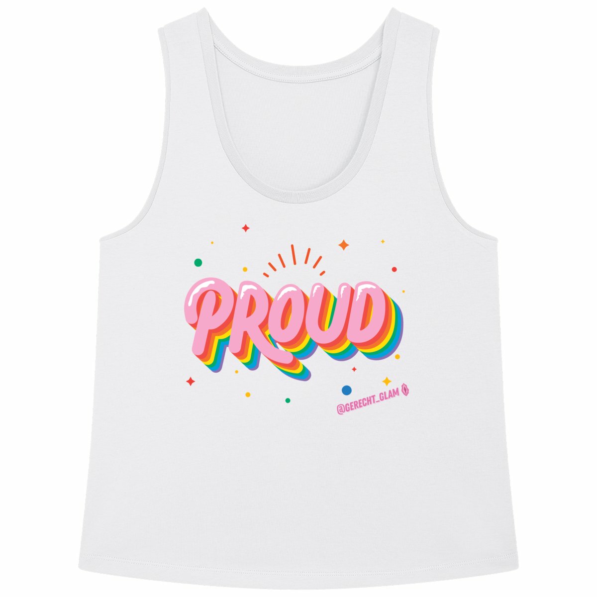 Proud Pride groß - Loose fitting "womens*" tank top