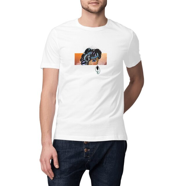 Image front T-shirt Unisexe léger, Fils de la lune - (Haut tête)