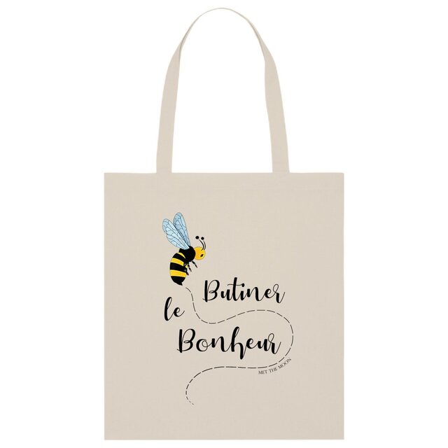 Image back Totebag : Butiner le bonheur