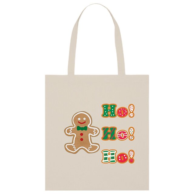 Image back Totebag : Ho, ho, ho crie le biscuit