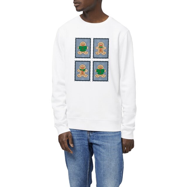 Image front Sweat-shirt Unisexe : Timbres de Noël
