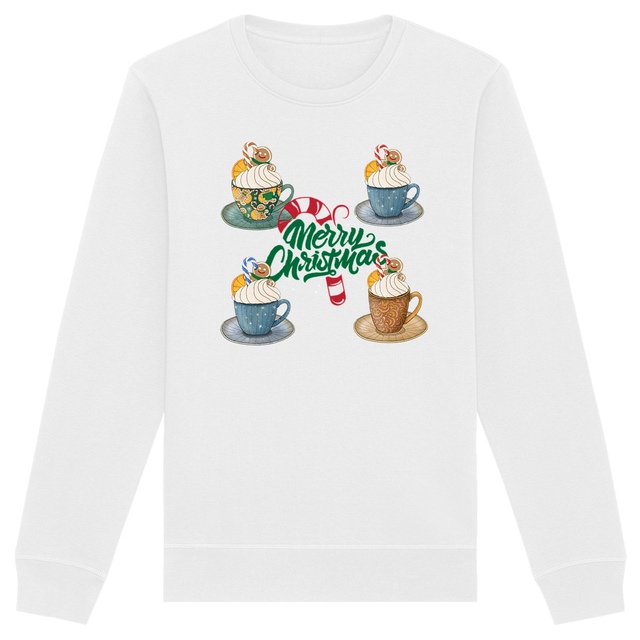 Image back Sweat-shirt Unisexe : Mugs de Noël