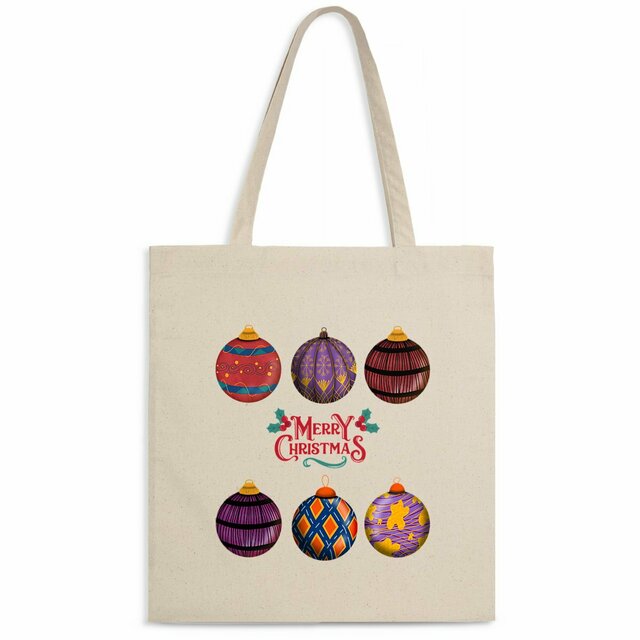 Image back Totebag léger : Merry Christmas