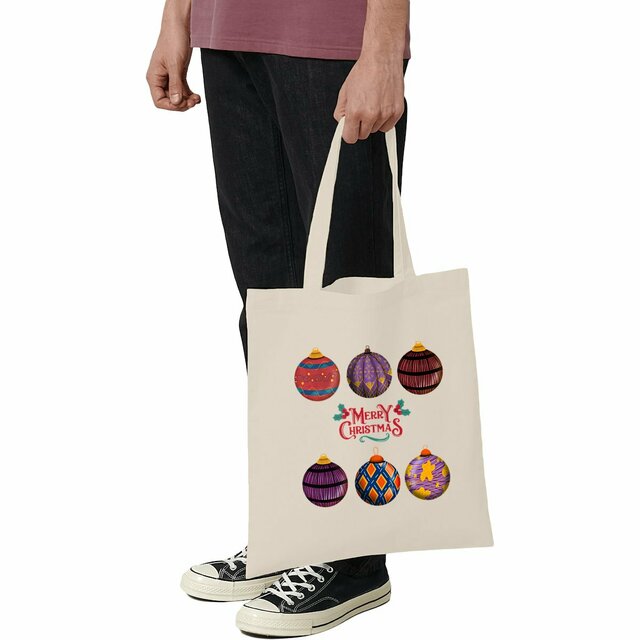 Image front Totebag léger : Merry Christmas