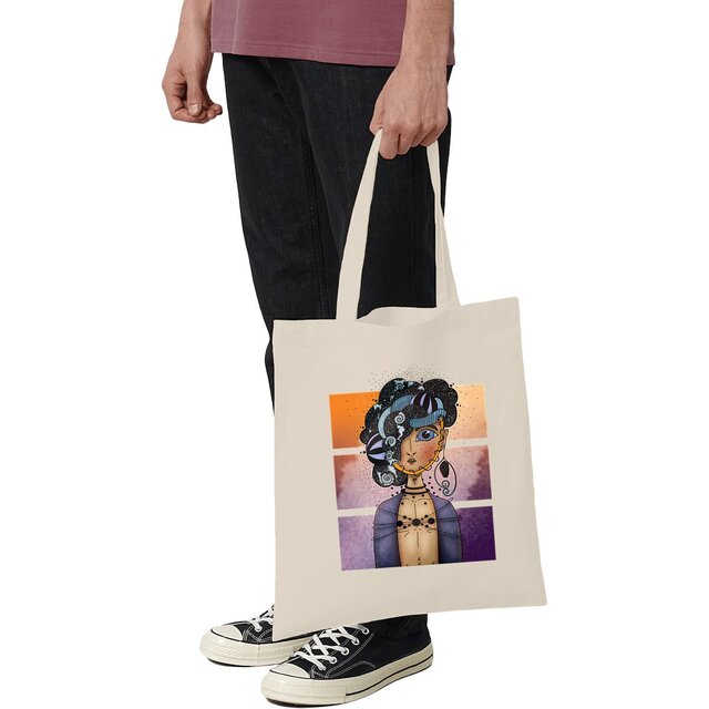 Image front Totebag : Fils de la lune (3 bandes)