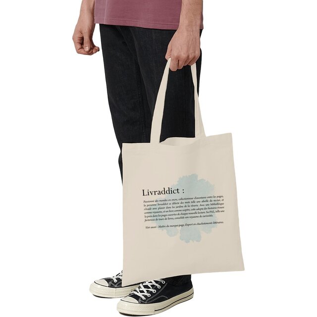 Image front Totebag : Définition Livraddict 
