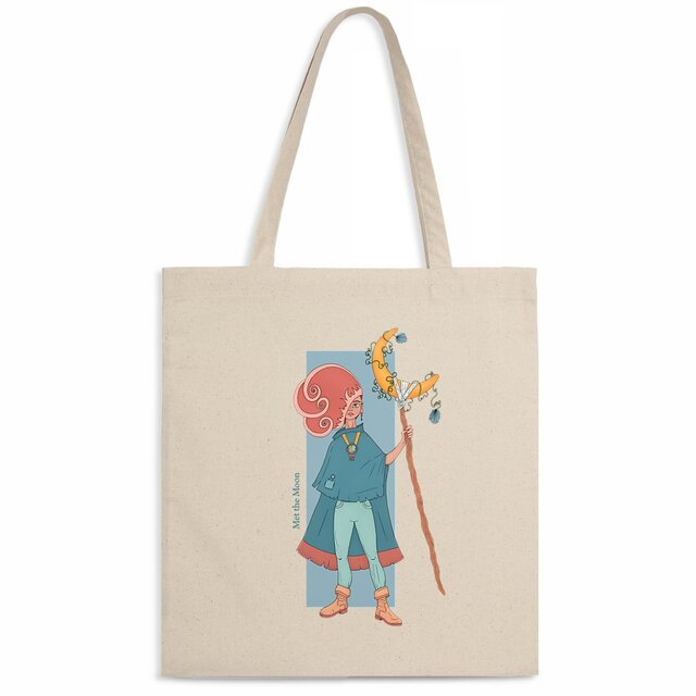 Image back Totebag : Gardien de la lune