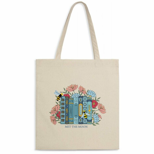 Image back Totebag : La bibliothèques des Abeilles